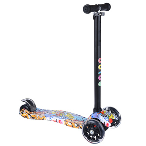 高品质儿童玩具耐用闪光3轮可折叠踢儿童踏板车3轮生日礼物 - Product Image 6