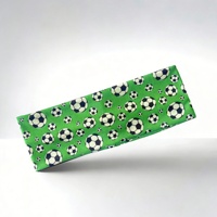 Ikat Kepala Sepak Bola Multifungsi Sporty Geometri Baru untuk Cheerleading, Elastis, Penyerap Keringat, Unisex, Berbagai Warna
