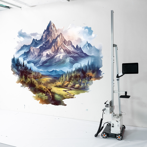 Tanyue TMP 1000 xách tay máy in phun UV mực tự động sơn tường máy với DX7 đầu in 5D hiệu ứng Cmyk màu mới - Product Image 4