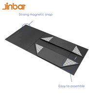 Cils en vison Jinbar avec emballage personnalisé boîte cadeau Mekup boîte cadeau ensemble complet cachette boîte-cadeau avec accessoires