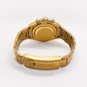 Montre de luxe étanche avec mouvement japonais, fermoir déployant, mouvement VK63, cadran de 41 mm, bracelet en acier inoxydable doré épais - Product Image 4