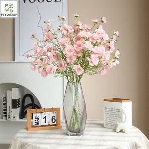 Flores Artificiales de Alta Calidad, Flores de Seda con Múltiples Cabezas, Ranúnculos, Flores <span class=keywords><strong>Cosmo</strong></span> para Decoración de Bodas y Hogar - Product Image 2