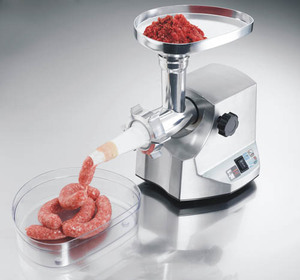 Potente Picadora de Carne Eléctrica de Aluminio Fundido de 2000 W, Embutidora de Salchichas, Rebanadora y Picadora Doméstica, Diseño Actualizado - Product Image 4