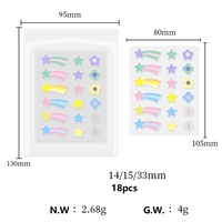 Patchs Hydrocolloïdes Imperméables Anti-Acné pour le Visage, Traitement Localisé des Imperfections, Motifs Animaux Arc-en-ciel et Dessins Animés