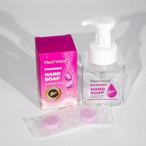 Jabón <span class=keywords><strong>de</strong></span> Manos Espumoso con Aroma a <span class=keywords><strong>Rosas</strong></span>, Tabletas Efervescentes con Kit <span class=keywords><strong>de</strong></span> Botella, Limpiador <span class=keywords><strong>de</strong></span> Manos <span class=keywords><strong>de</strong></span> Marca Privada <span class=keywords><strong>para</strong></span> Minoristas y Proveedores <span class=keywords><strong>de</strong></span> Artículos <span class=keywords><strong>para</strong></span> el Hogar - Product Image 1