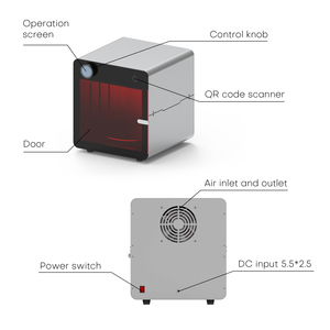 Boîte de post-polymérisation pour imprimante <span class=keywords><strong>3D</strong></span>, four UV LED pour modèles d'<span class=keywords><strong>impression</strong></span> <span class=keywords><strong>3D</strong></span> rotatif puissant et automatique 365nm 385nm 405nm - Product Image 4