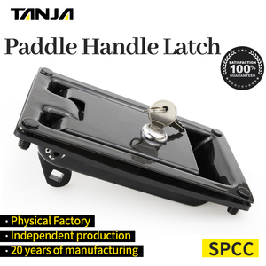Tanjia M115 Llave plana SPCC Caja de herramientas del vehículo Candado de metal negro para máquina herramienta Equipo de automatización Dispositivos médicos Camión Coche - Product Image 4