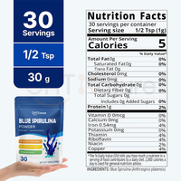 Chtnature Oem Voedingskleurstof Blauw Spirulina-Extract 100% Natuurlijk Puur Fycocyanine-Poeder
