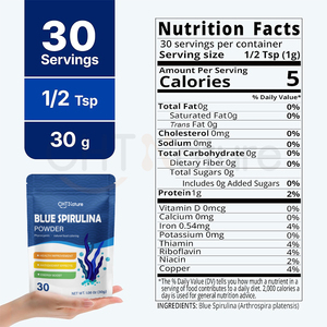 CHTNature OEM Food Coloring Blue Spirulina <strong>Extract</strong> <strong>100</strong>% <strong>Natural</strong> Pure Phycocyanin Powder - Product Image 3