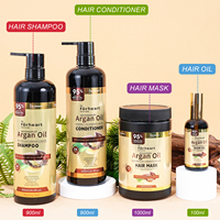 Sampo Minyak Argan Bebas Sulfat untuk Pertumbuhan Rambut, Sampo Anti Rambut Rontok Biotin Bawang Merah, Rosemary Organik, Grosir Label Pribadi