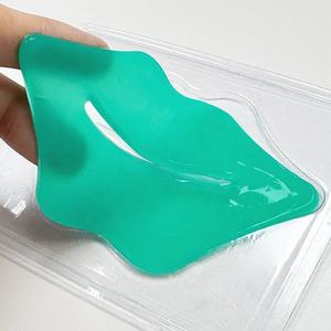 Patchs repulpants au collagène en gel cristallin végétalien personnalisables pour le sommeil, masques en feuille raffermissants pour les lèvres au thé vert, vitamine C, ODM SPA OEM - Product Image 5
