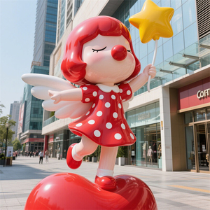 Figura de Mascota Personalizada de FRP de Alta Densidad, Tamaño <span class=keywords><strong>Real</strong></span>, para Decoración Artística en Parques de Atracciones y Propiedades Inmobiliarias, Modelo D193 - Product Image 3