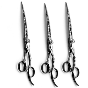 Ciseaux de barbier pliables en acier inoxydable, lame droite et tranchante, pour droitiers, ciseaux de coupe pour cheveux et barbe, pour utilisation en salon de beauté - Product Image 5