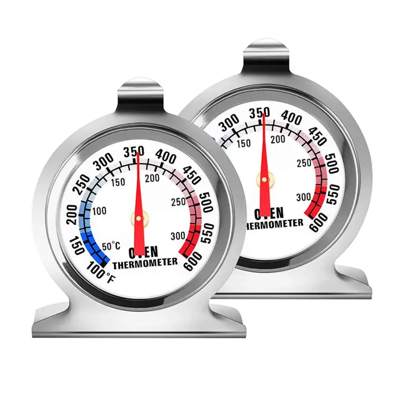 Термометр Lixsun из нержавеющей стали для приготовления пиццы, гриля, жарки, повара, термометр для мгновенного считывания, термометр для духовки 100-600F