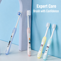 Ensemble de brosses à dents en plastique extra douces pour la famille, avec manche antidérapant, pour usage domestique et élimination de la plaque dentaire - Vente en gros