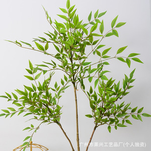 ต้นไม้ใบนาดิน่าประดิษฐ์ ไลซิง ขนาดสูง 110 ซม. ตกแต่งบ้านเสมือนจริง - Product Image 2