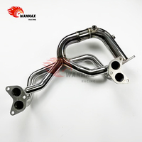 Collecteur d'échappement en acier inoxydable à longueur égale en stock pour Toyota GT86 Subaru BRZ