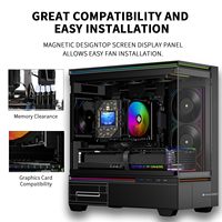 Thermalright Asesino sin igual 120 visión ARGB enfriamiento ventilador aire Cpu enfriamiento 4Pin PWM con pantalla PC