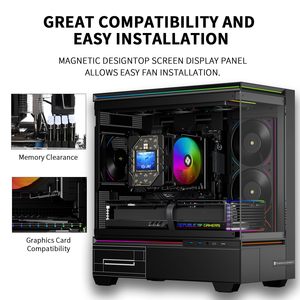 Thermalright Asesino sin igual 120 visión ARGB enfriamiento ventilador aire Cpu enfriamiento 4Pin PWM con pantalla <span class=keywords><strong>PC</strong></span> - Product Image 4