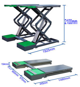 Inground gunting mobil hidrolik, Lift 4200KG untuk kendaraan sasis rendah - Product Image 3