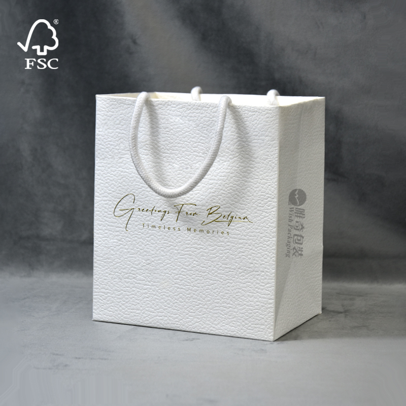 textured paper bag