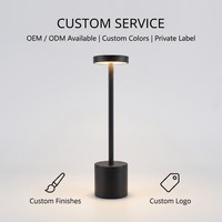 Lampe de table sans fil USB en métal, rechargeable, portable, fonctionnant sur batterie, flexible, à commande tactile, à intensité variable, LED, design moderne