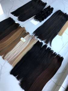 Cheveux vierges vietnamiens 100% naturels Remy, tissage de cheveux humains avec cuticules alignées, lisses comme des baguettes, 8-32 pouces, 100 grammes, toutes les couleurs adaptées au Royaume-Uni et aux États-Unis - Product Image 6