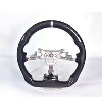 Volant de direction en fibre de carbone forgée modifié pour Chevrolet Corvette C6, assemblage en cuir suédé perforé, personnalisé
