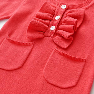 Combinaison pour bébé nouveau-né en coton tricoté, design jacquard personnalisé par le fabricant, collection automne boutique - Product Image 4