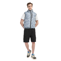 Gilet rafraîchissant d'été 5V avec ventilateur intégré, protection UV, pour extérieur