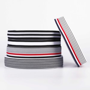 Banda Elástica Jacquard con Diseño de Rayas Multicolores Disponible al por Mayor <span class=keywords><strong>en</strong></span> Línea para Ropa Interior y Prendas de Vestir - Product Image 2