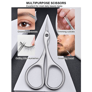 프리미엄 품질 울트라 파인 새 모양 러시아 스타일 매니큐어 가위 스테인레스 스틸 리무버 각질 손톱 큐티클 니퍼 - Product Image 4