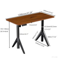 PRORIALS Nouveau design de bureau ergonomique, bureau debout électrique réglable en hauteur