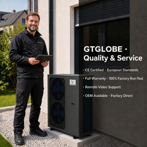Pompe à chaleur R290 DC Inverter 38KW 3 en 1 Chauffage Refroidissement <span class=keywords><strong>Eau</strong></span> chaude A+++ avec certification CE pour usage domestique en villa Contrôle WiFi - Product Image 6