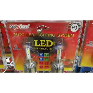 Système d'éclairage automobile Maxeed H3 Led Headlight, ampoule de phare de voiture blanche 6000K - Product Image 1