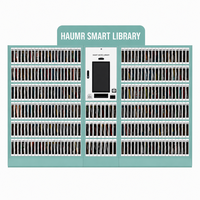 Système d'étagères intelligentes HAUMR Smart Library, grande capacité de stockage, économie d'énergie et protection de l'environnement, pour les stations de métro