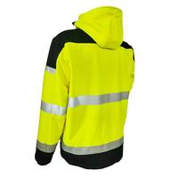 Nouvelle taille personnalisée pour hommes, vêtements de travail extensibles, veste de sécurité, uniformes de construction Hivis, imperméable et fluorescent