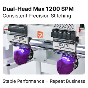 <span class=keywords><strong>Macchina</strong></span> da Ricamo Commerciale Ricoma Marquee 1502, Area <span class=keywords><strong>di</strong></span> Ricamo 50x36 cm, <span class=keywords><strong>Macchina</strong></span> da Ricamo a 2 Teste e 15 Aghi - Product Image 5