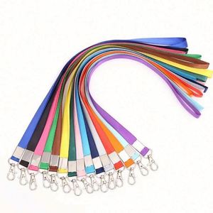 15 Colors <b>Lanyards</b> With Clip for ID Badges & Keys Durable Neck <b>Lanyard</b> Strap Badge Holders Wallet Phone USB Keychain - Product Image 1
