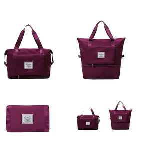 Bolsa <span class=keywords><strong>de</strong></span> Deporte Personalizada, Nueva, Plegable, Expandible, Ligera, para Gimnasio, Yoga, <span class=keywords><strong>Fin</strong></span> <span class=keywords><strong>de</strong></span> <span class=keywords><strong>Semana</strong></span>, Bolsa <span class=keywords><strong>de</strong></span> Viaje Personalizada con Correa para el Hombro - Product Image 3