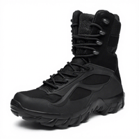 Bottes de randonnée antidérapantes pour hommes, haute tige, pour l'entraînement en plein air, résistantes à l'usure, pour la randonnée dans le désert et la montagne