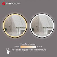 Hot Sale MFA0808 Waterproof Bathroom Wall Mirror Led Smart Tv Vanity Mirror for Hotel Bathroom Mirror