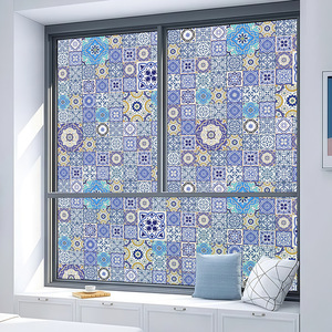 CSK Privacy Window Film PVC Electrostatic Frosted Glass Stickers For Bathroom And Windows With Pattern Design - Product Image 4