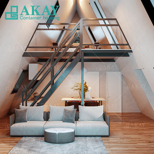 Modular Prefabricated <strong>Homes</strong> A-Frame Houses <strong>Triangular</strong> Luxury Villas Fast Install Container House Prefab Houses with Terrace - Product Image 4