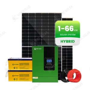 Solar Power System Home 1KW 1.5KW 2KW 3KW 5KW 10KW Solar Energy System Off Grid Solar Panel Kit