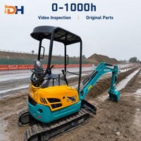 Mini-excavatrice sur chenilles Kubota U20 14 kW pour travaux de construction et agricoles