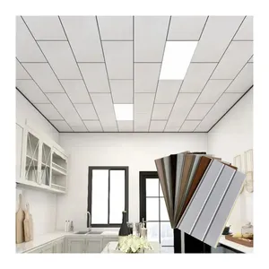 Yike Eco-friendly PVC Ceiling Panel Board PVC Laminated Decorative Drop Ceiling Tiles
