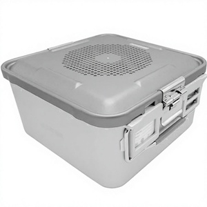 Stainless Steel <b>Laparoscopic</b> Surgical <b>Instrument</b> Container Autoclavable Sterilization Box Custom Logo Regal Impex - Product Image 1