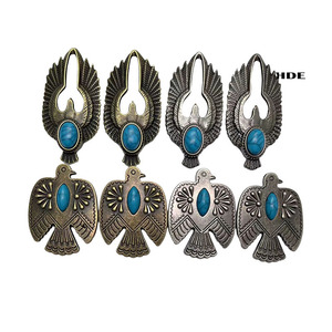 Pendentif Aigle Western, Collier Bolo Tie, Bijou en Alliage Tendance, Bouton DIY pour Accessoires de Fête, Moto, Punk, Hardcore, Extérieur - Product Image 2
