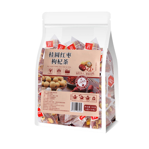 Longan 레드 데이트 울프베리 여신 차 건강 보존 제나라 피 3 보물 여성을위한 독립 티백 - Product Image 1
